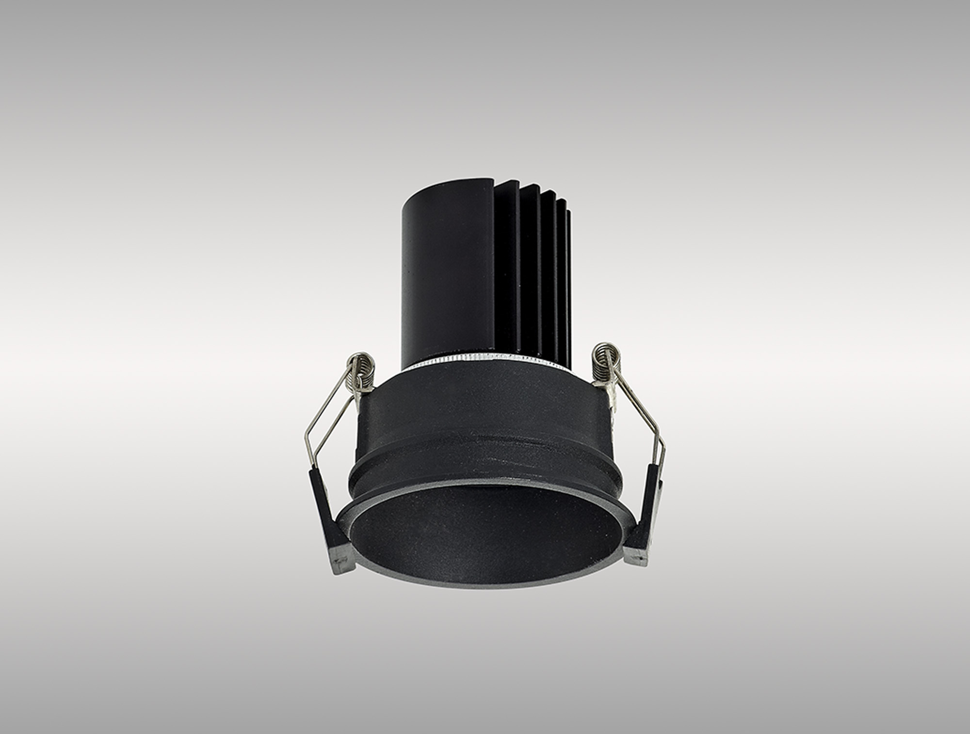 Bania A 12 Powered by Tridonic  12W 2700K 1200lm 36° CRI>90 LED Engine, 350mA Black Adjustable Recessed Spotlight, IP20 DM201740  Dlux Bania A 12